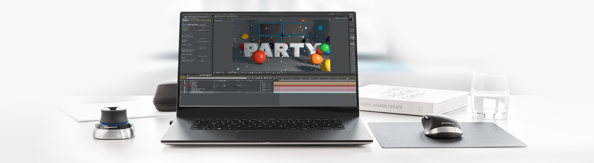 Cinema 4D y 3D Connexion SpaceMouseWireless Kit 2: