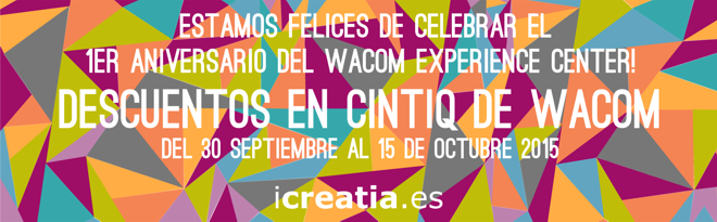 Descuentos en Wacom Cintiq hasta el 15 de octubre