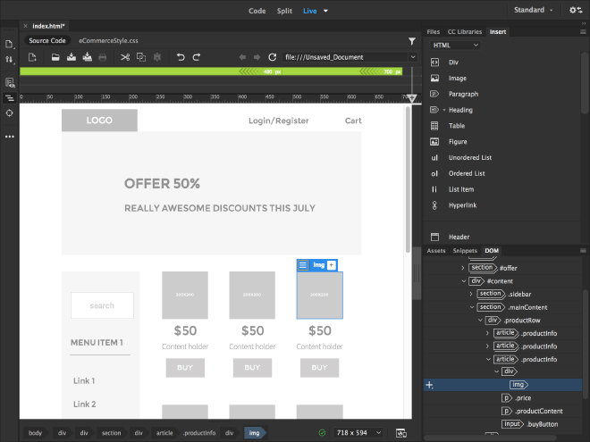 Adobe Dreamweaver - icreatia.es