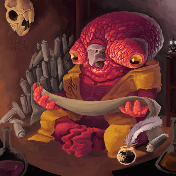 Un artista de 15 años ilustra un universo de monstruos con su Wacom