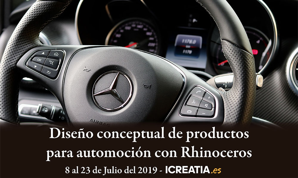 Curso Gratuito: Diseño conceptual de productos para automoción con Rhinoceros.