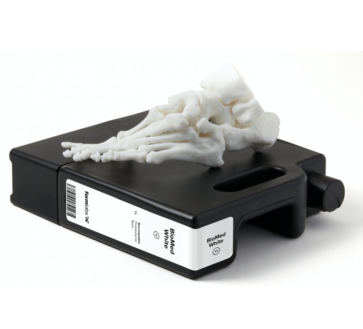 Resina BioMed White para Form 3