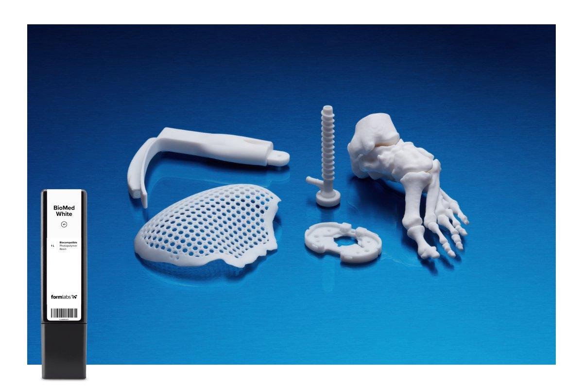 Resina BioMed White para Form 3 - Imagen 3