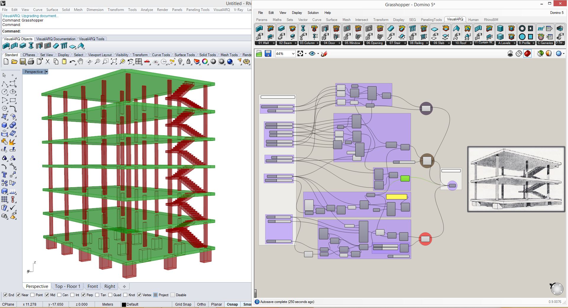 VisualARQ para Rhino + Savanna 3D