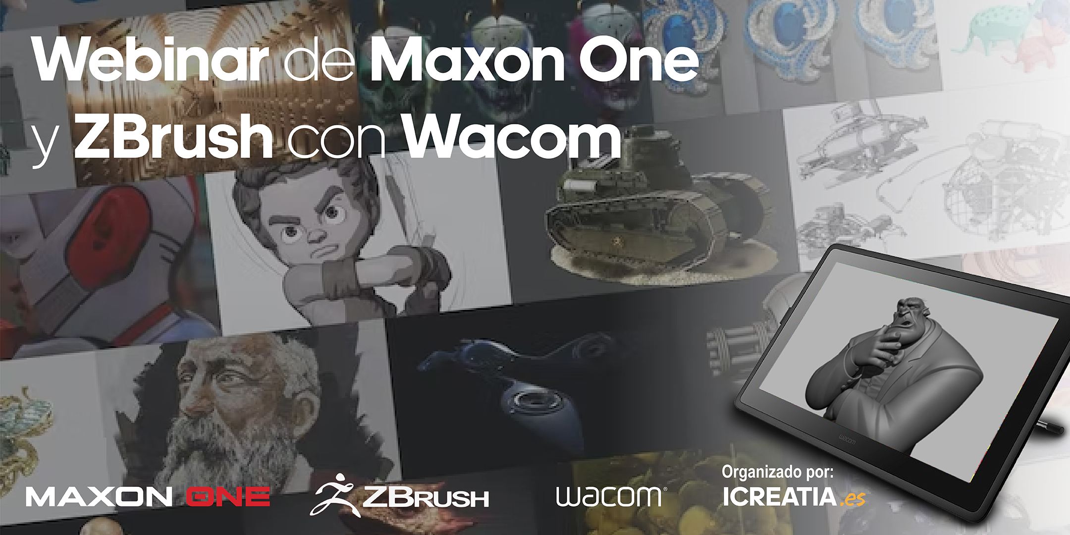 Webinar: Novedades de Maxon One y ZBrush con Wacom.